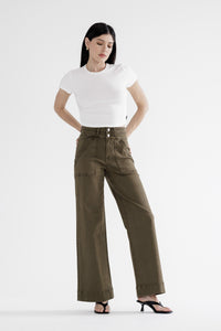 Fern Double Button Denim