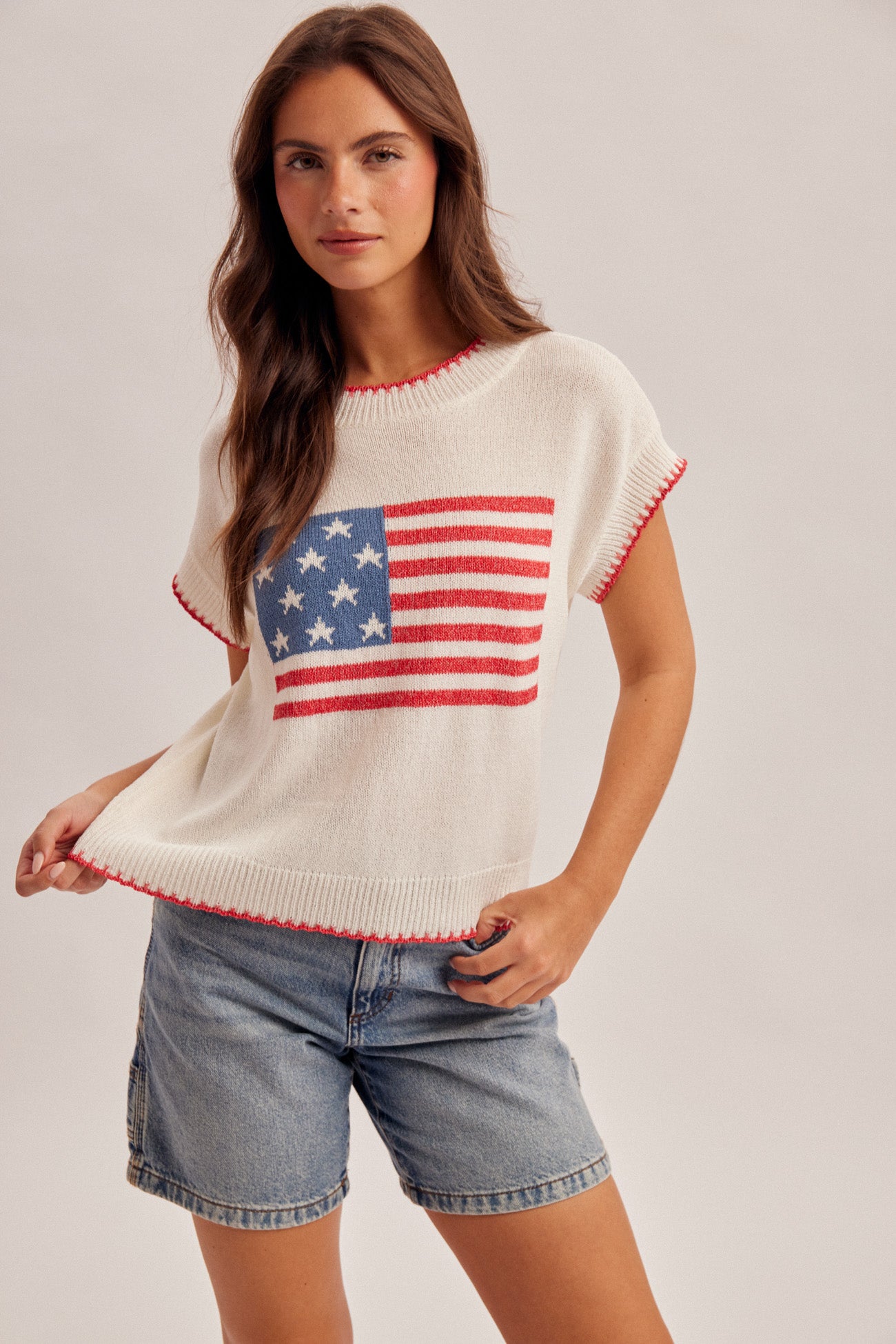 Flag Lightweight Sweater