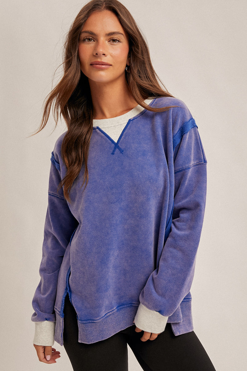 Washed Oversized Sweatshirt