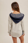 Heather Grey Hooded Pullover