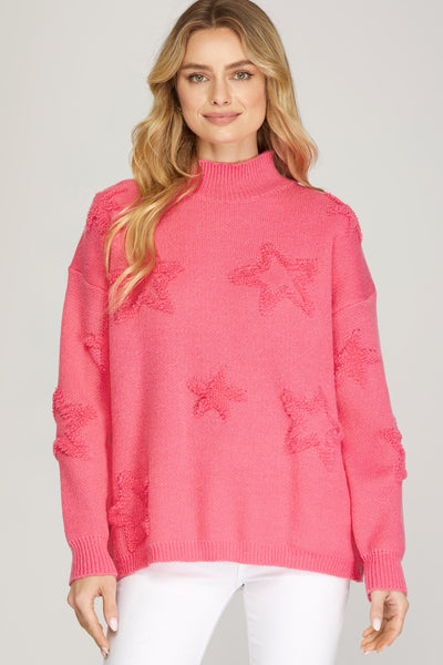 Pink Star Sweater