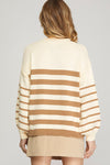 Taupe Stripe Sweater