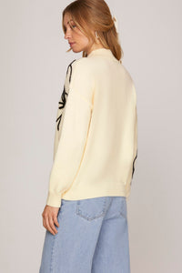 Cream Floral Embellished
