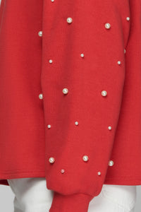 Red Pearl Knit