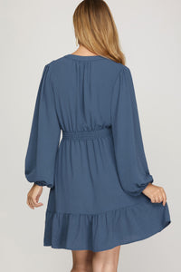 Dusty Blue Dress