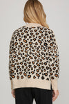 Taupe Leopard Sweater
