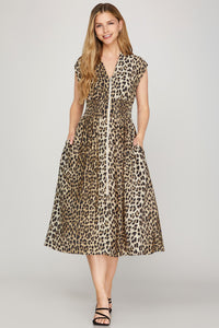 Animal Zip Dress