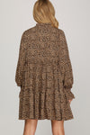 Leopard Babydoll Dress
