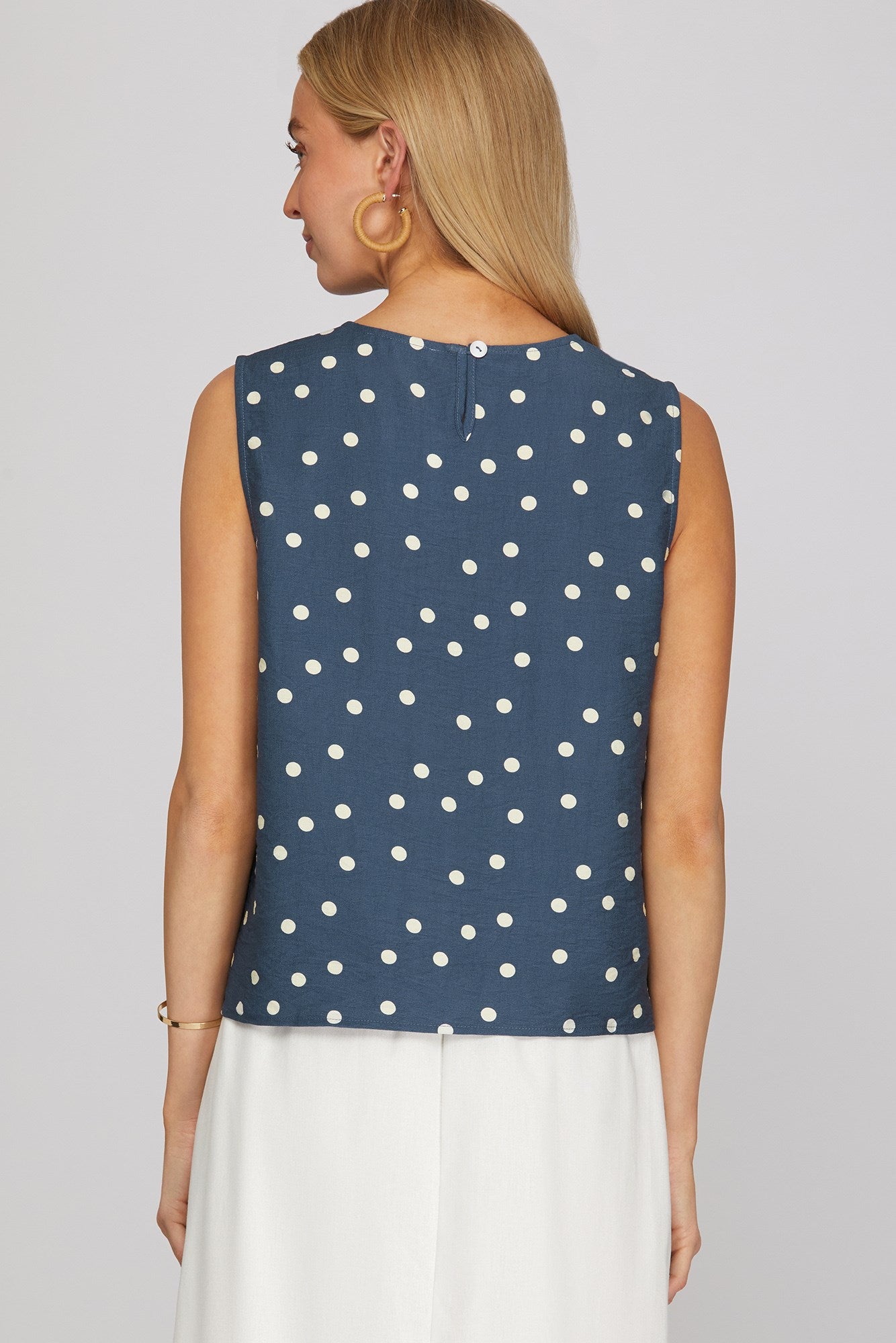 Blue Polka Dot Set