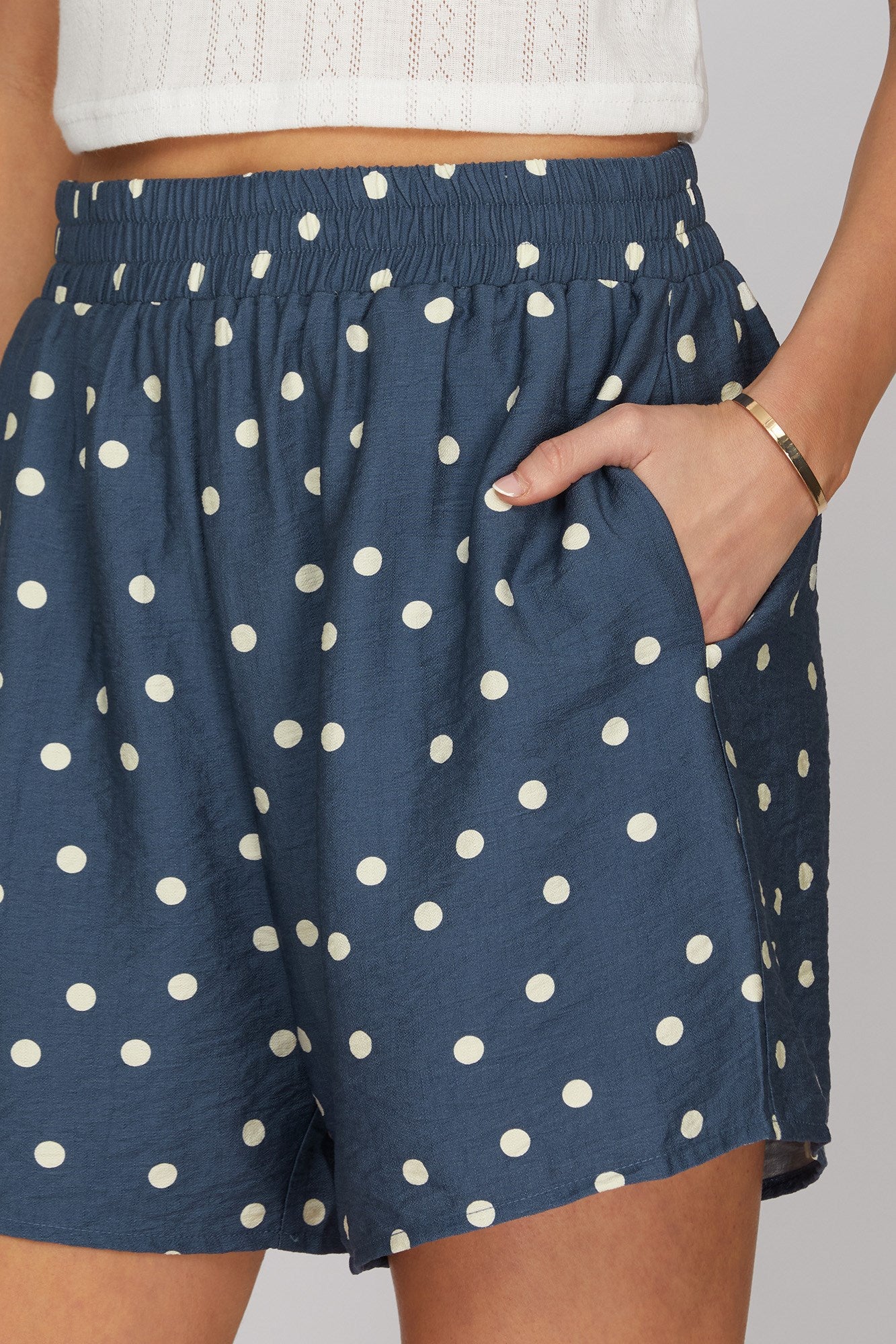 Blue Polka Dot Set