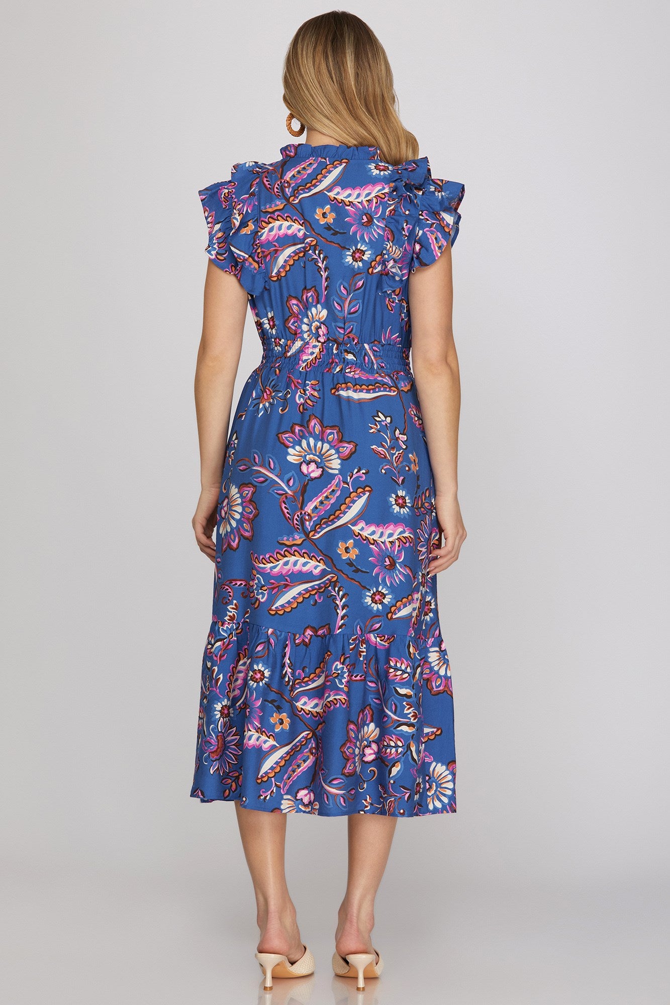 Blue Garden Midi