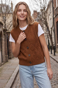Caramel Sweater Vest