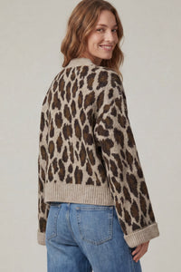 Animal Print Cardigan