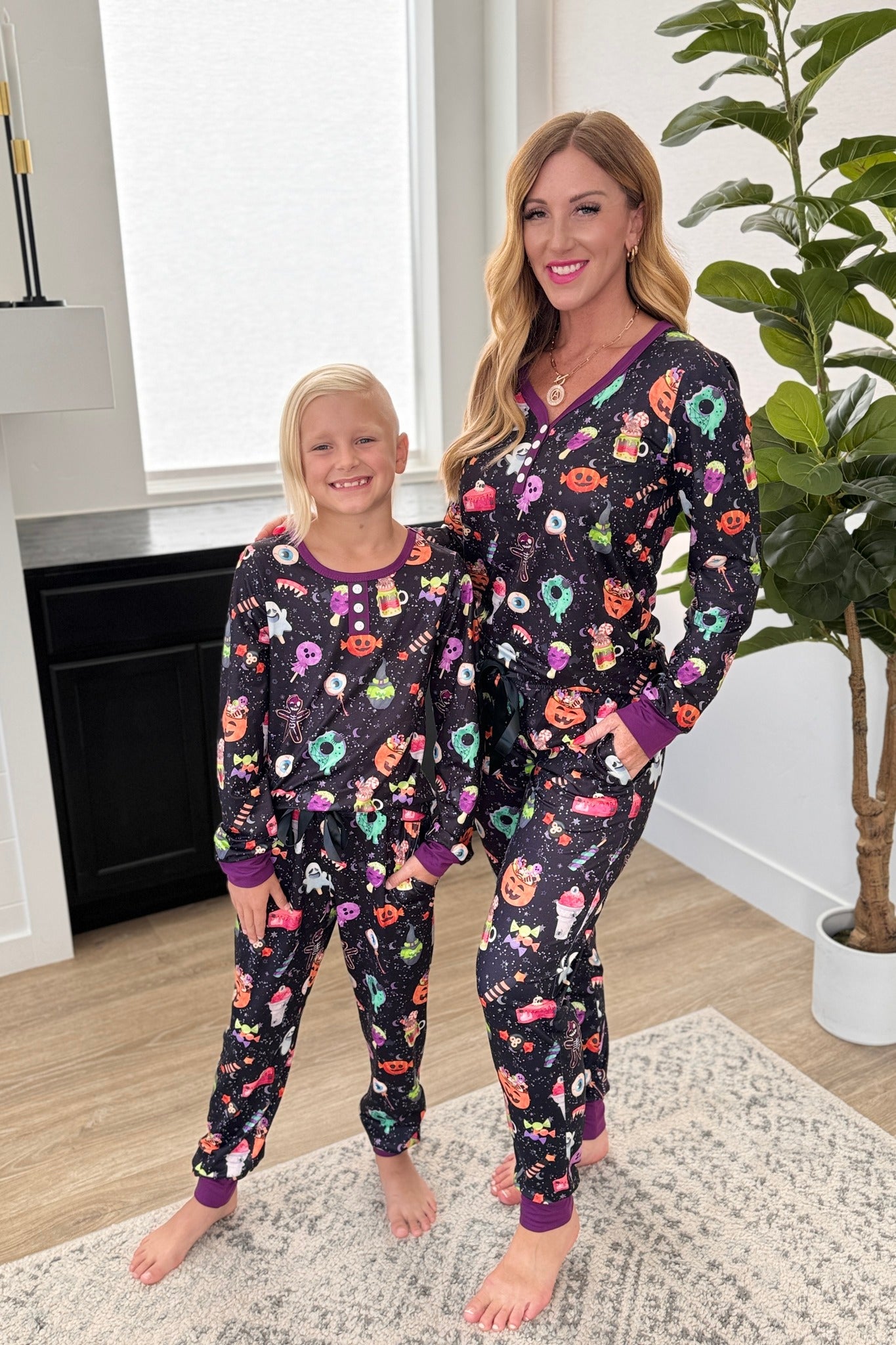 Halloween Pjs Parent Child Matching Pajamas Halloween Matching