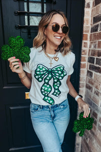 Shamrock Bow Tee