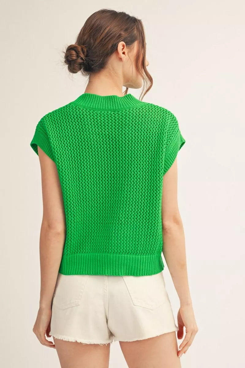Green Knit Sweater