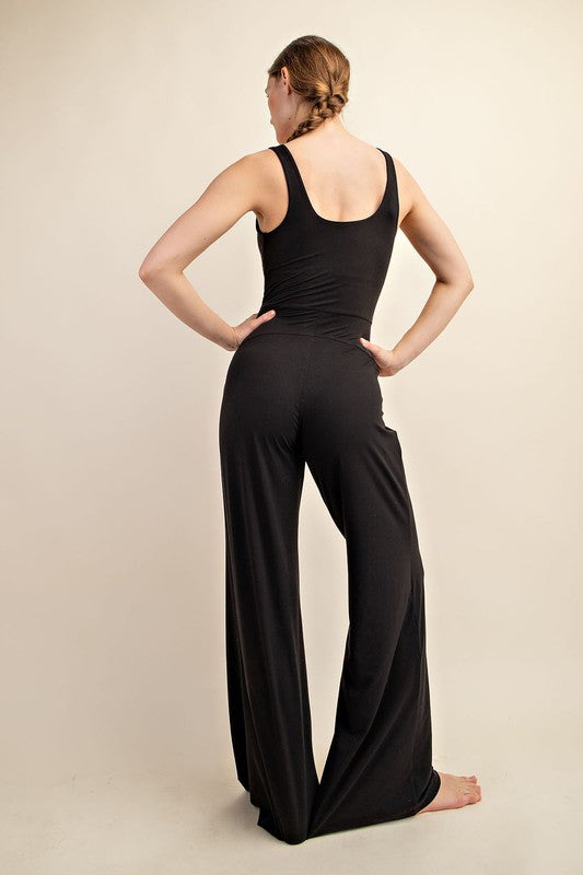 Black Wide Leg Jumpsuit