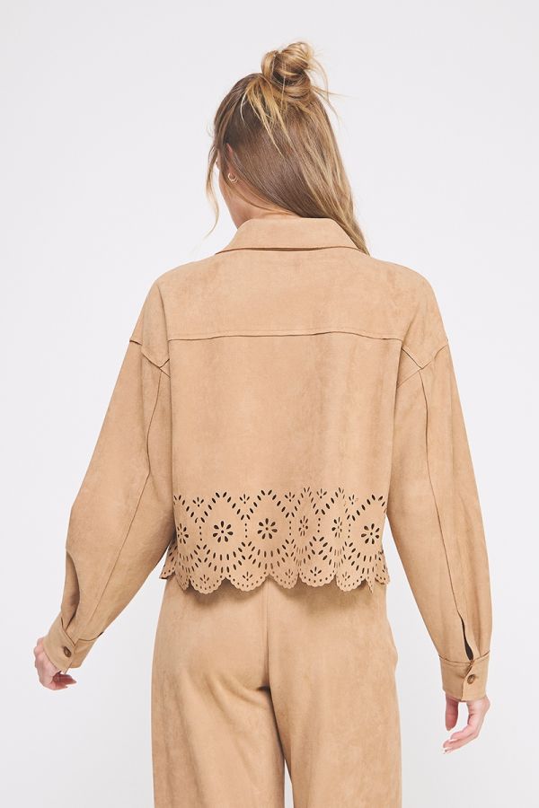 Camel Suede Jacket
