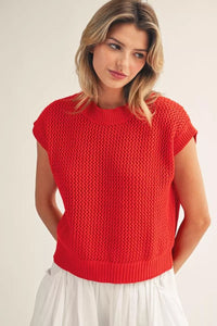 Red Knit Sweater