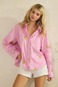 Pretty in Pink Lemons Top