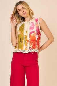 Botanical Print Top