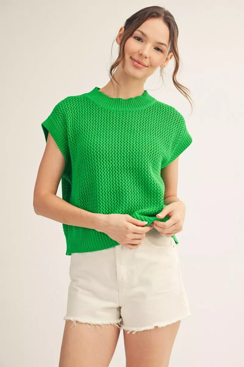 Green Knit Sweater