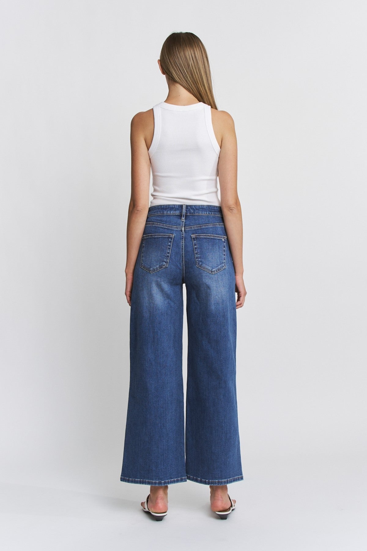 Seam Wide Leg Ankle