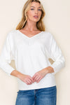 Ivory Stone V-Neck