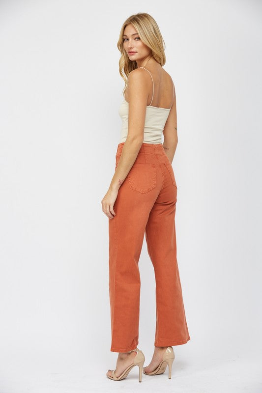 Rust Wide Leg
