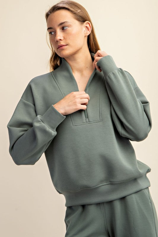 Rae Scuba Half Zip