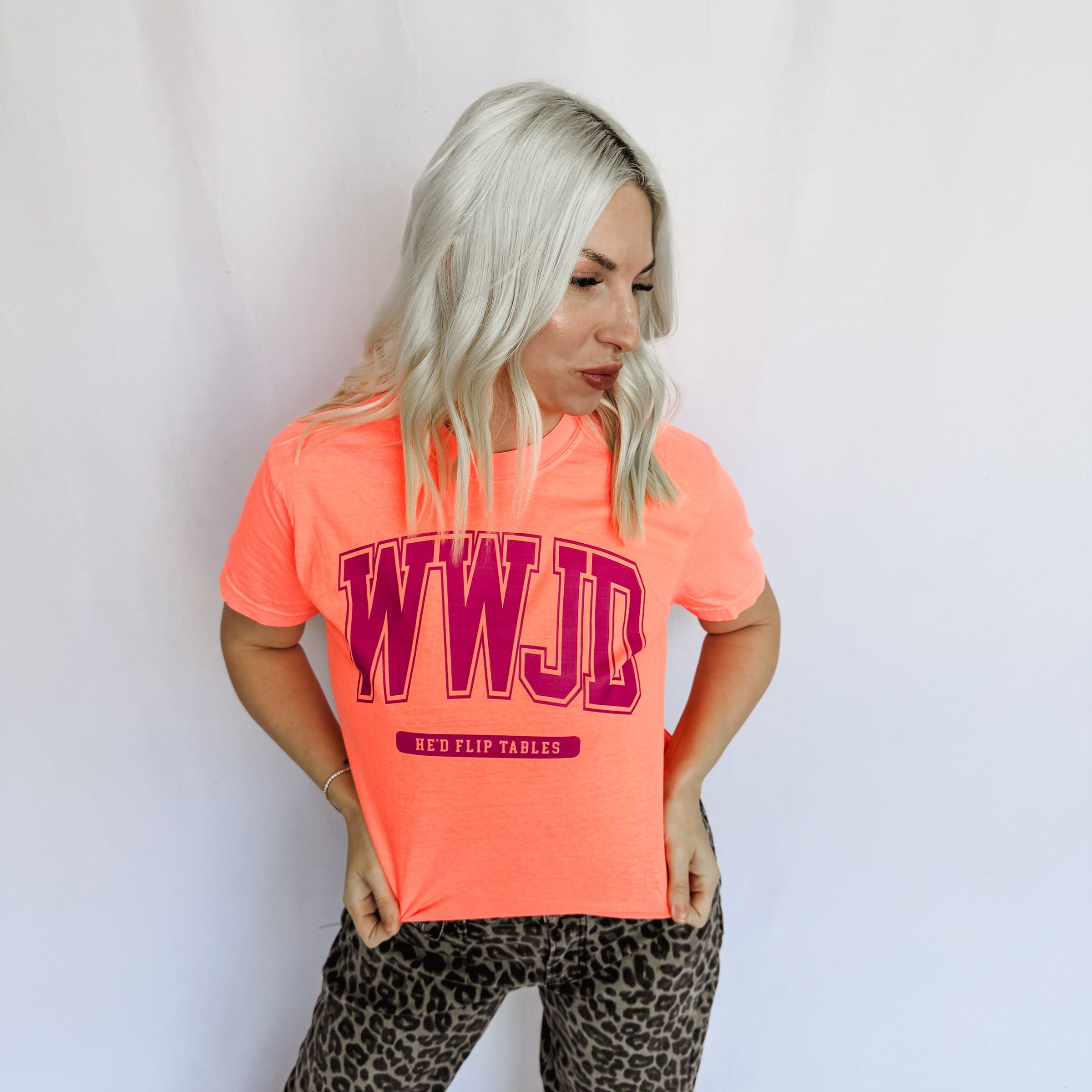 *WWJD Flip Tables Graphic Tee