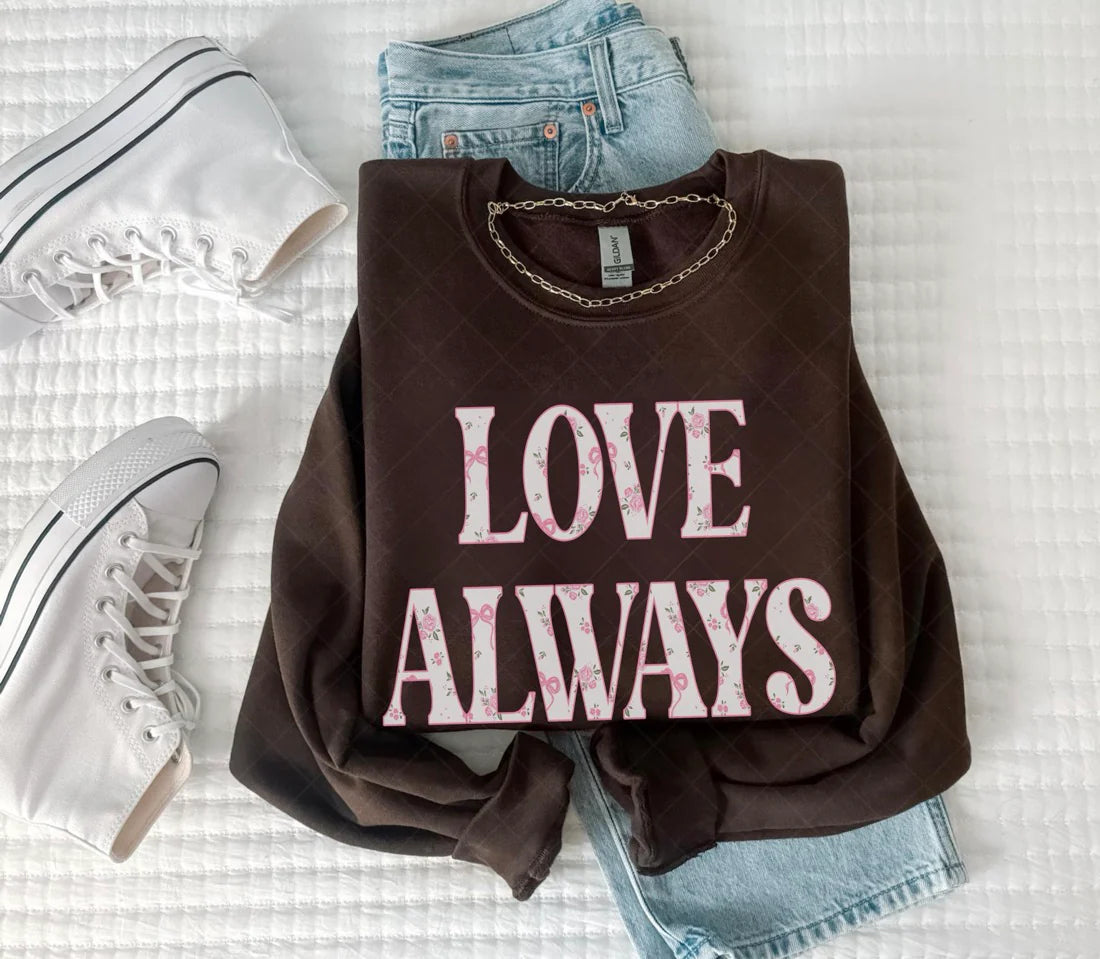 Custom Brown Floral Sweatshirt