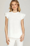 Pintuck Top