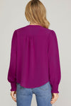 Magenta Smock Sleeve