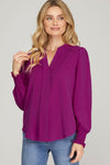 Magenta Smock Sleeve