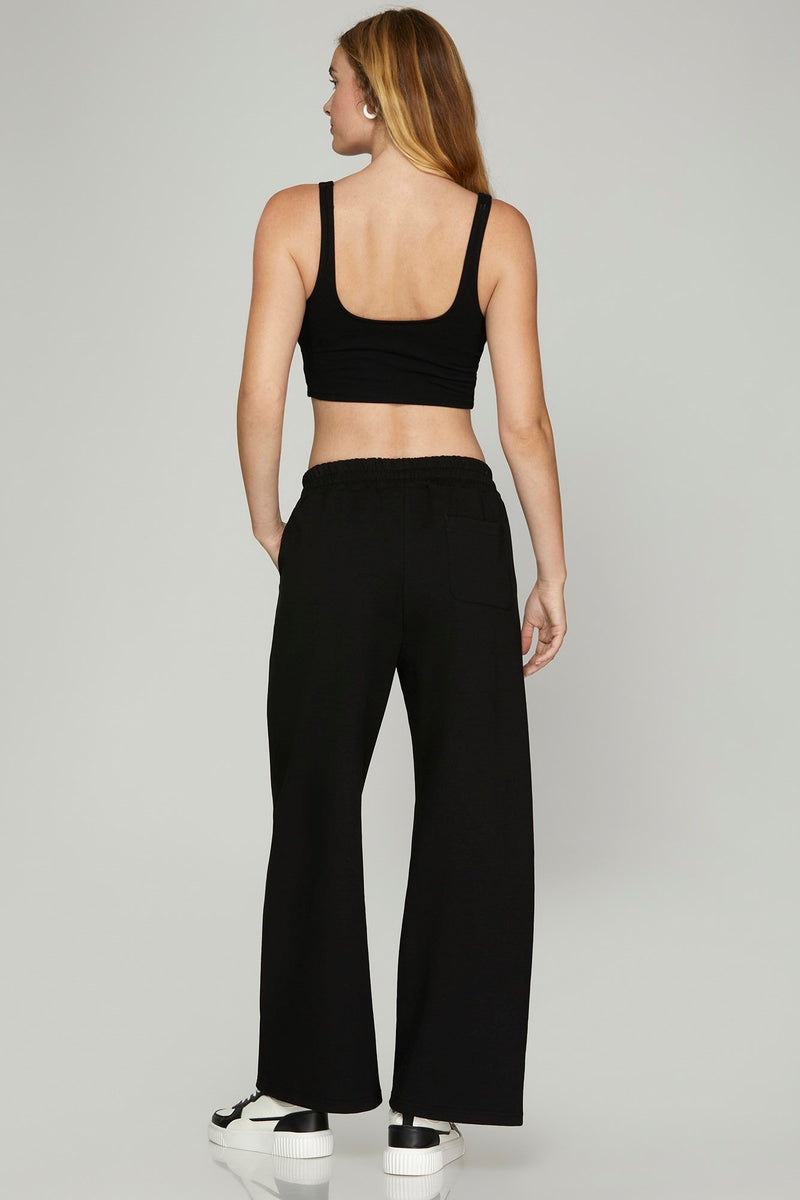 Black Scuba Pant