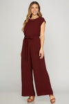 Wine Jumpsuit