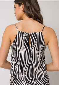 Black & White Abstract Tank