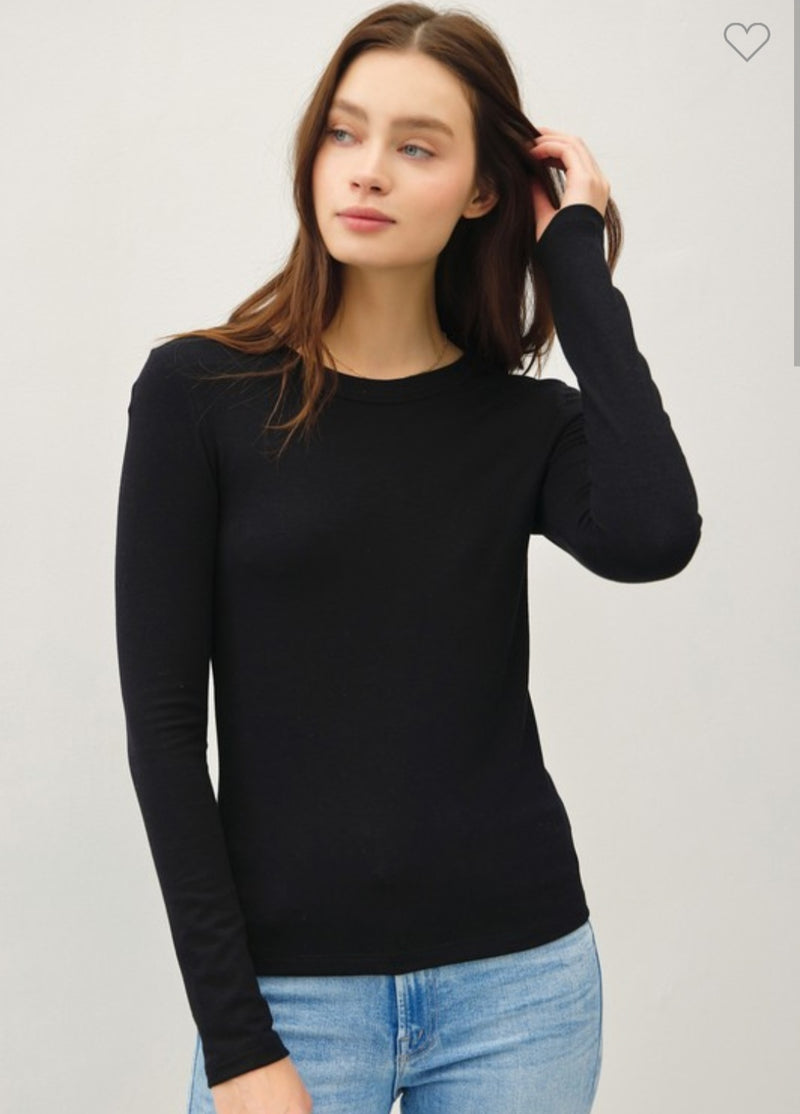 Round Neck Long Sleeve