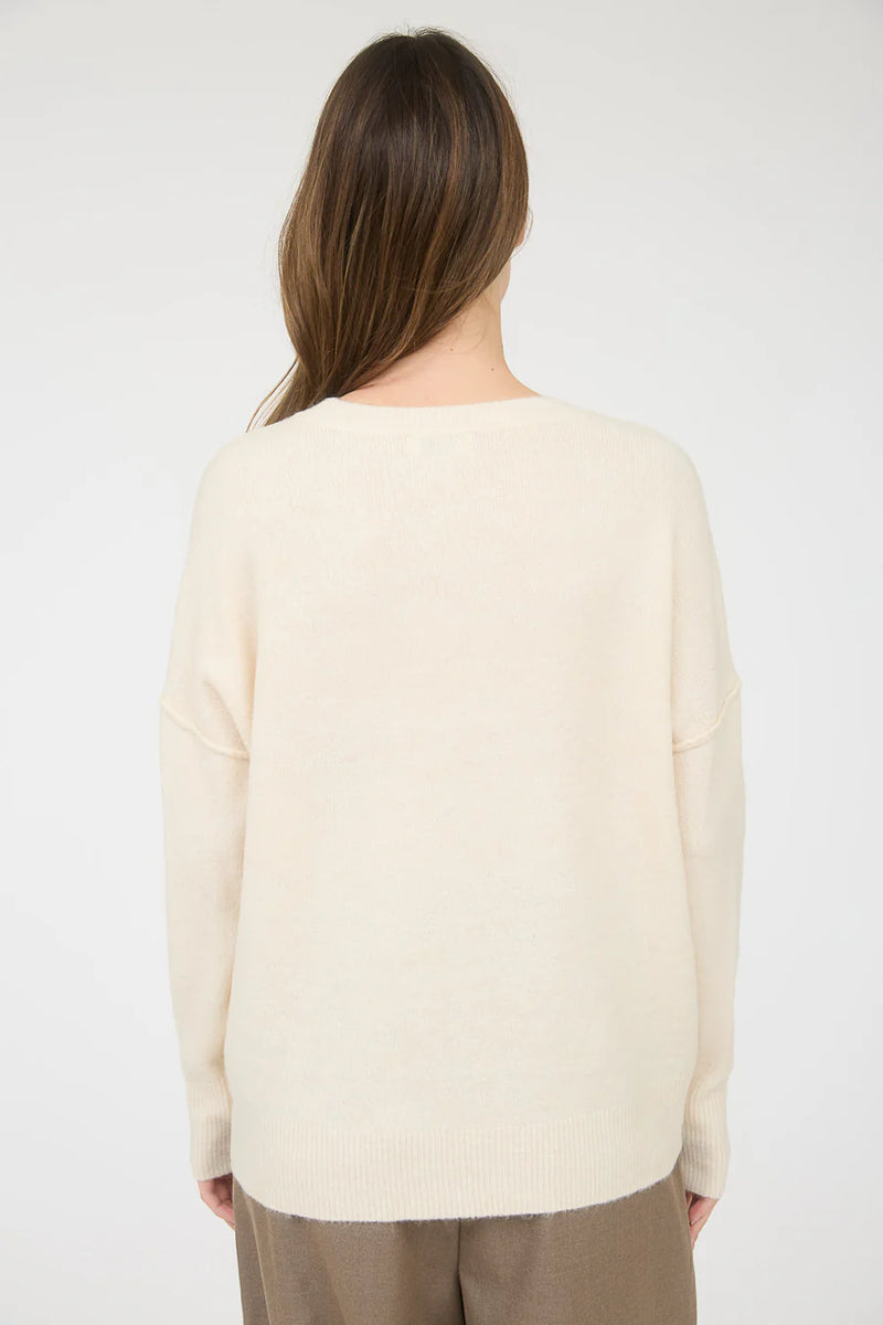 Ivory Crew Sweater