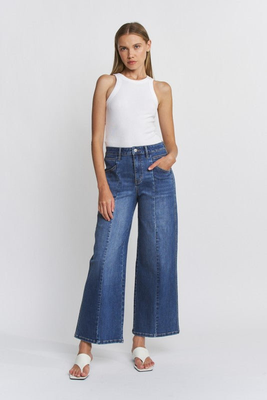 Seam Wide Leg Ankle
