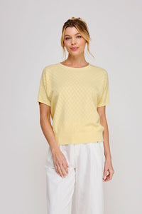 Yellow Argyle Sweater
