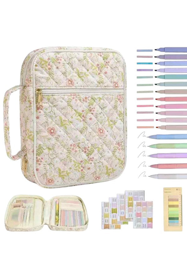 SC - ETA 2/5 - Ruth Pink Floral Print Bible Cover