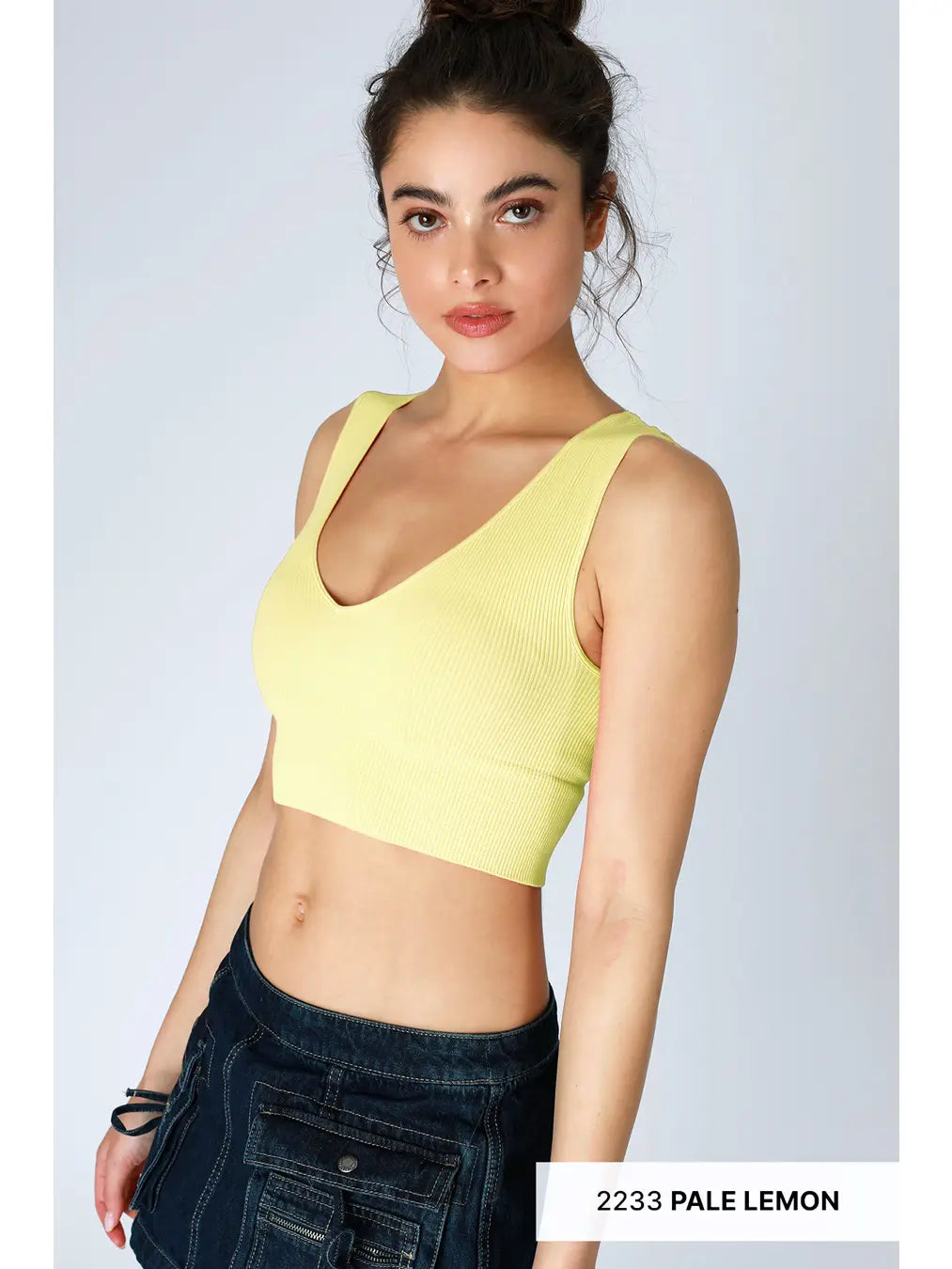 Lemon Plunge Crop