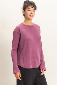 Cherry Waffle Knit