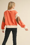 Rust Colorblock Dolman