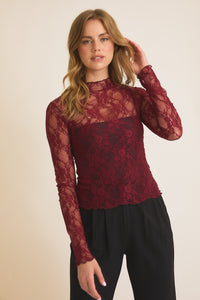 Lace Mesh Top