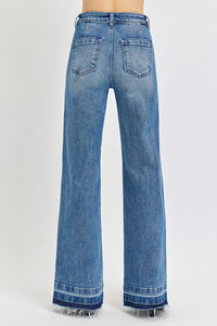 Wide Leg Pocket Denim