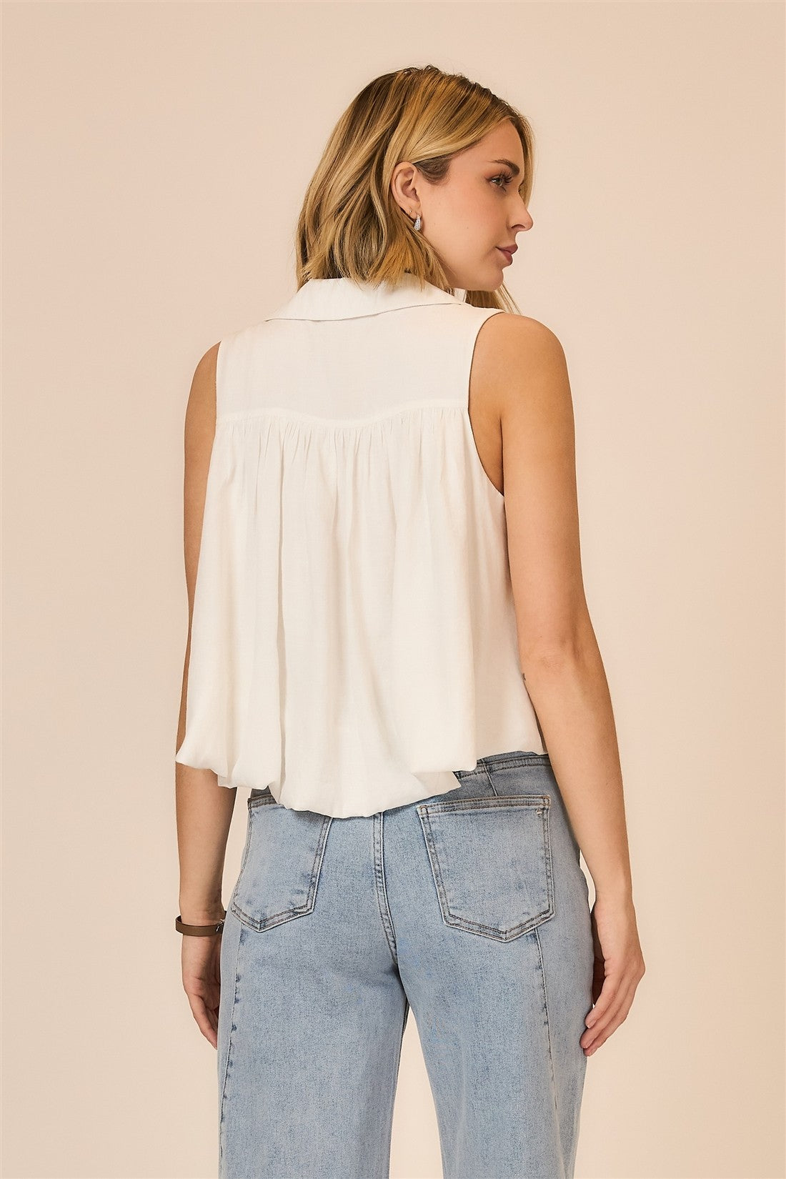 White Bubble Top