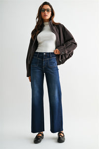 Dark Vintage Stitch Denim